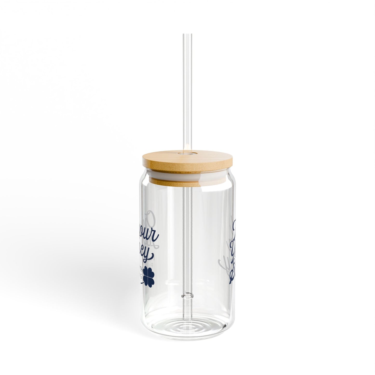 Tell your story | Own your journey Sipper Glass, 16oz