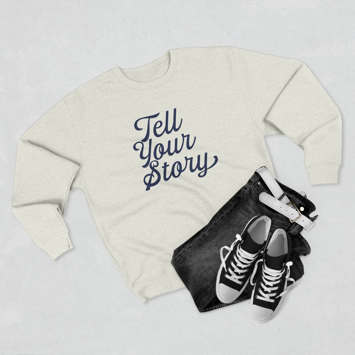 Tell your story | Own your journey Crewneck Sweatshirt