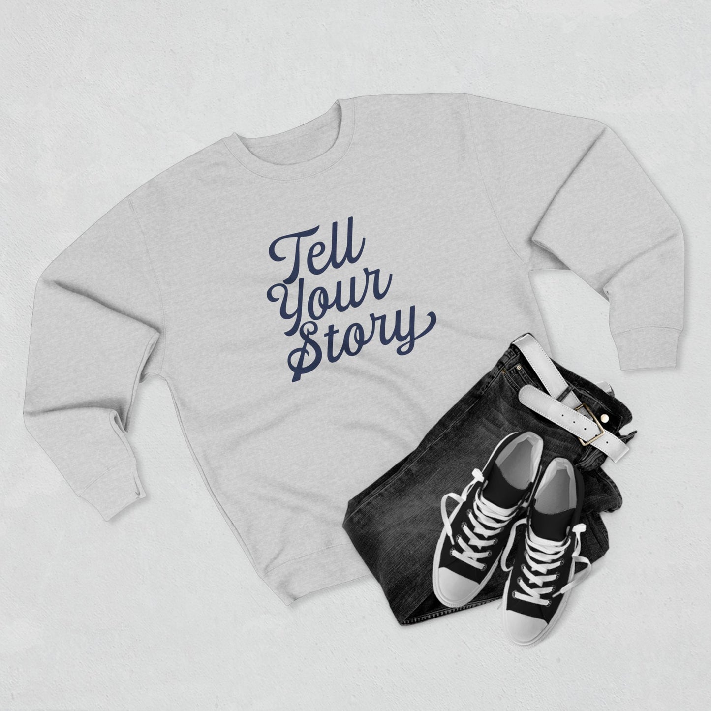 Tell your story | Own your journey Crewneck Sweatshirt